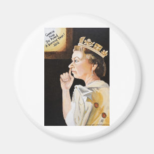 Die Königin "Nase" wählte sie ein Diamantjahr au Magnet