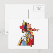 DIE KÖNIGIN POSTKARTE (Vorne/Hinten)