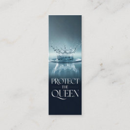 Die Königin schützen Mini Visitenkarte