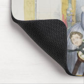 Die Königin und der Prinz Albert zu Hause Mousepad (Ecke)