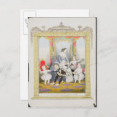 Die Königin und Prinz Albert auf der Zuhause Postkarte (Vorne/Hinten)