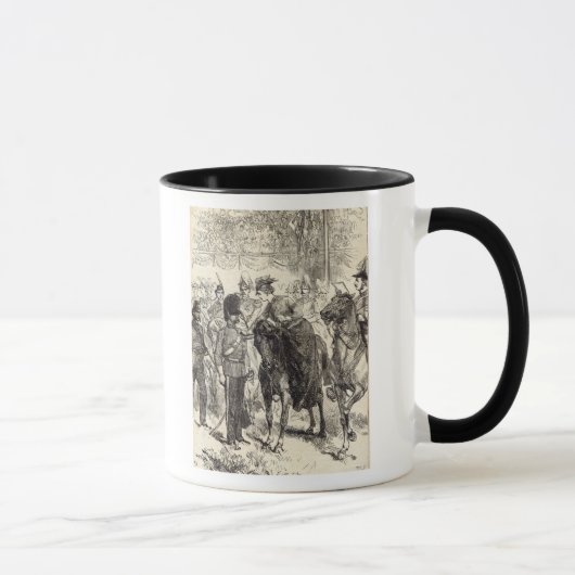 Die Königin-verteilenden Victoria-Kreuze Tasse (Rechts)