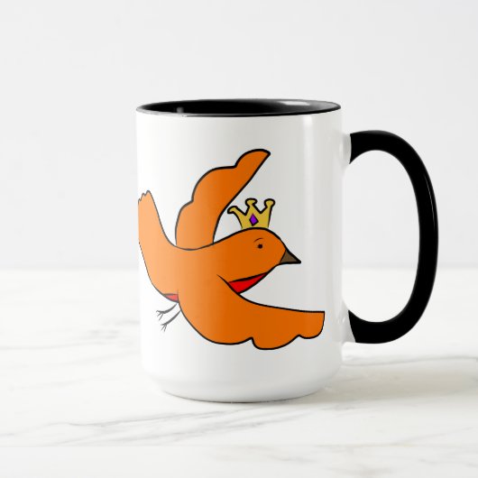 Die Königin-Vogel-Tasse Tasse (Rechts)