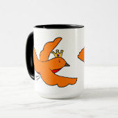 Die Königin-Vogel-Tasse Tasse (Vorderseite Links)