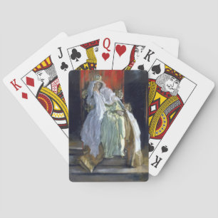 Die Königin von Dänemark (von Edwin Austin Abbey) Spielkarten
