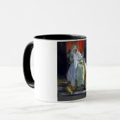 Die Königin von Dänemark (von Edwin Austin Abbey) Tasse (Vorderseite Links)
