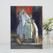 Die Königin von Hamlet (von Edwin Austin Abbey) Karte (Stehend Vorderseite)
