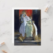 Die Königin von Hamlet (von Edwin Austin Abbey) Karte (Vorderseite/Rückseite Beispiel)