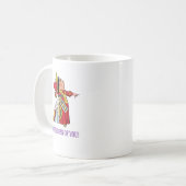 Die Königin von Herzen: "Ich bin der Chef von dir! Kaffeetasse (Vorderseite Links)