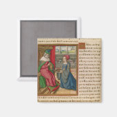 Die Königin von Sheba Magnet (Vorderseite/Rückseite)