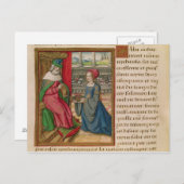 Die Königin von Sheba Postkarte (Vorne/Hinten)