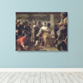 Die Königin von Sheba vor Salomon Leinwanddruck (Insitu (Holzboden))