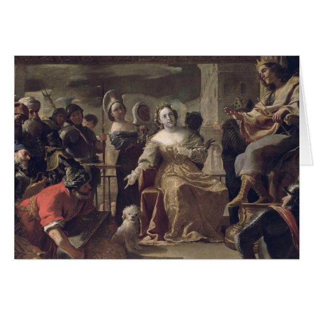 Die Königin von Sheba vor Solomon (Vorderseite (Horizontal))