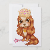 Die Königin Will ein Party! - SRF Einladung (Vorderseite)