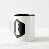 Die Königin Zweifarbige Tasse (Vorderseite Links)