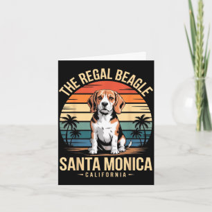 Die königliche Beagle Santa Monica Kalifornien Ret Karte