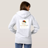 Die königliche Bloomfox Hoodie (Schwarz voll)