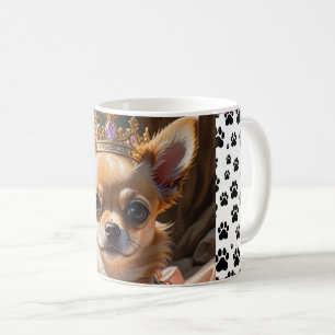 Die königliche Chihuahua-Reisemugge Kaffeetasse