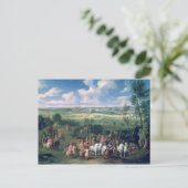 Die königliche Cortege Postkarte (Stehend Vorderseite)
