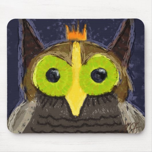 Die königliche Eule Mousepad (Vorne)