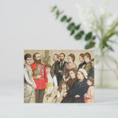 Die königliche Familie, 1880 Postkarte (Stehend Vorderseite)