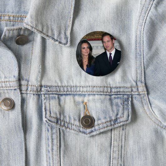 Die königliche Hochzeit Button (Beispiel)