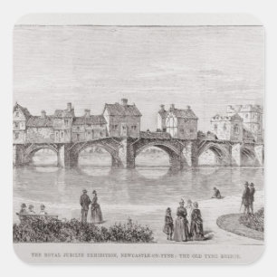 Die königliche Jubiläum-Ausstellung, Quadratischer Aufkleber