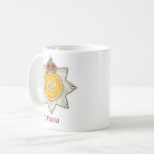Die königliche kanadische Regiment-Tasse Kaffeetasse (Vorderseite Links)