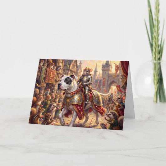 Die königliche Parade Dankeskarte (Vorderseite)