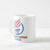 Die konservative Gewerkschaft Kaffeetasse (Vorderseite Links)