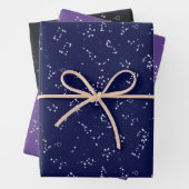 Die Konstellationen Geschenkpapier Set (Beispiel)