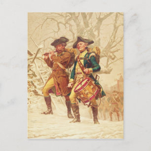 Die Kontinente von Frank Blackwell Mayer 1875 Postkarte