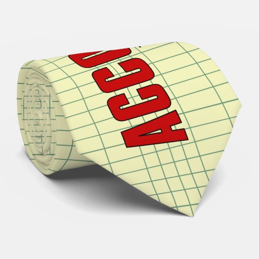 Die Kontozahlen sind meine Spezialität. Krawatte (Gerollt)