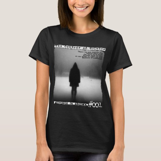 Die Kontur der Stille T-Shirt (Vorderseite)