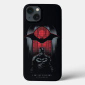 Die Kontur des Batman Window Pane Case-Mate iPhone Hülle (Rückseite)