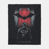Die Kontur des Batman Window Pane Fleecedecke (Vorderseite)