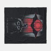 Die Kontur des Batman Window Pane Fleecedecke (Vorderseite (Horizontal))