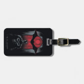 Die Kontur des Batman Window Pane Gepäckanhänger (Vorderseite horizontal)