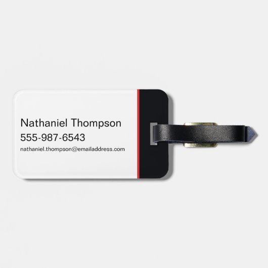 Die Kontur des Batman Window Pane Gepäckanhänger (Rückseite horizontal)