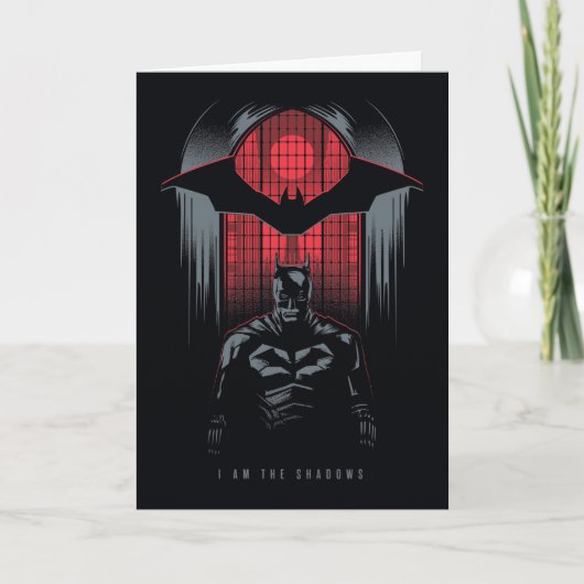 Die Kontur des Batman Window Pane Karte (Vorderseite)