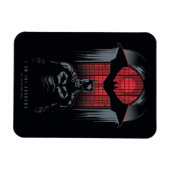 Die Kontur des Batman Window Pane Magnet (Horizontal)