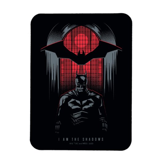 Die Kontur des Batman Window Pane Magnet (Vertikal)