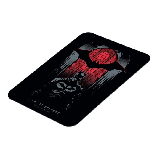 Die Kontur des Batman Window Pane Magnet (Linke Seite)