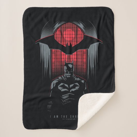 Die Kontur des Batman Window Pane Sherpadecke (Vorderseite)