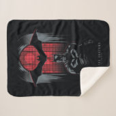 Die Kontur des Batman Window Pane Sherpadecke (Vorderseite (Horizontal))