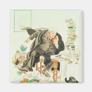 Die Kontur Sanity Satirical Cartoon Magnet