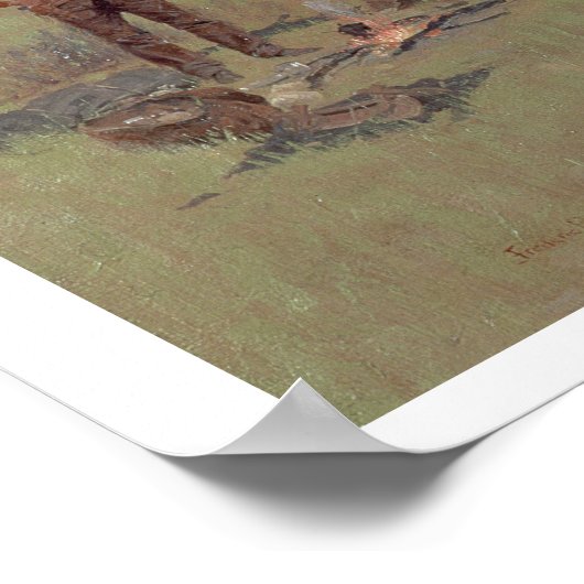 Die Konversation, oder Dubious Company (Öl auf Can Poster (Ecke)