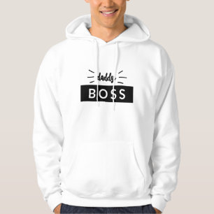 Die koordinierentypographie der Vati-Chef-Männer Hoodie