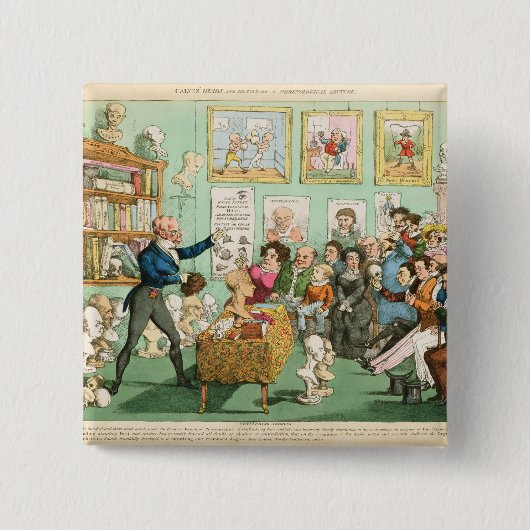 Die Köpfe und die Gehirne der Kälber; ein Button (Vorderseite)