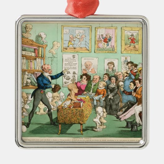 Die Köpfe und die Gehirne der Kälber; ein Ornament Aus Metall (Vorne)